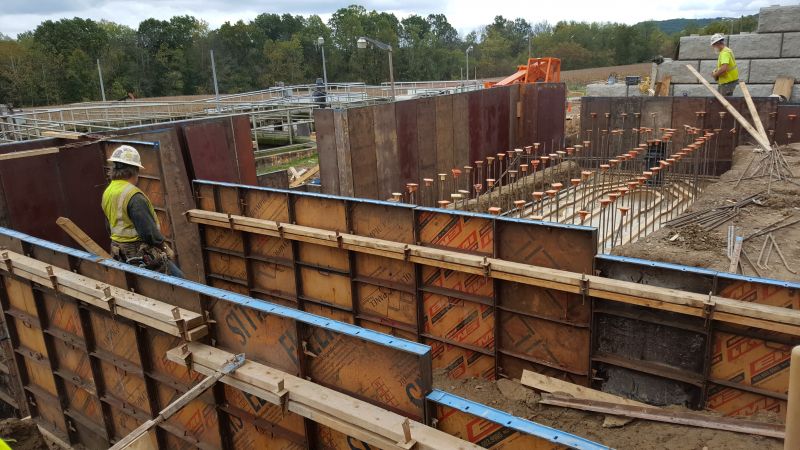 Formwork for New Headworks Building